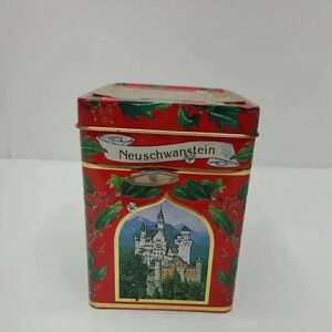 Vintage Lambertz German Wind Up Musical Cookie Tin New Old Stock Unopened